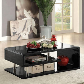 Ninove Black/Chrome Coffee Table