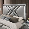 Emmeline Bed Silver & White
