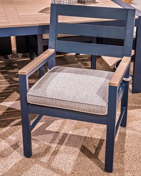 East Beach Outdoor Arm Chair with Cushion (Set of 2)