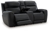 5Z-Comfort Power Reclining Loveseat with Console