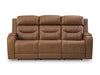 Knightington Power Reclining Sofa with Audio Seating