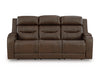 Knightington Power Reclining Sofa with Audio Seating