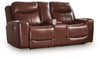 Next Move Power Reclining Loveseat with Console