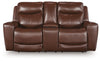 Next Move Power Reclining Loveseat with Console