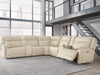 Double Deal Reclining Sectional with 2 Consoles