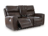 Crossplex Power Reclining Loveseat with Console