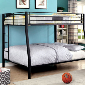 CLAREN Black Full/Queen Bunk Bed