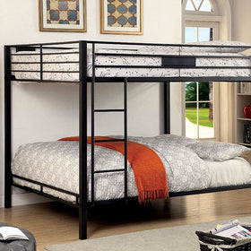 CLAREN Black Queen/Queen Bunk Bed