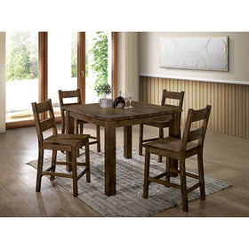 Kristen Ii Rustic Oak Counter Ht. Side Chair (2/CTN)