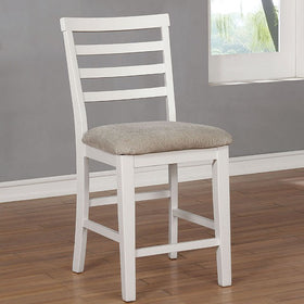 Kiana White Counter Ht. Side Chair (2/CTN)