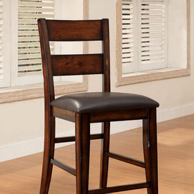 DICKINSON II Dark Cherry Counter Ht. Chair (2/CTN)