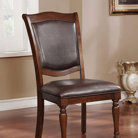 Sylvana Brown Cherry/Espresso Side Chair (2/CTN)