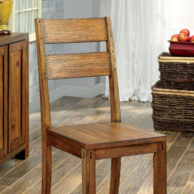 FRONTIER Dark Oak Side Chair (2/CTN)