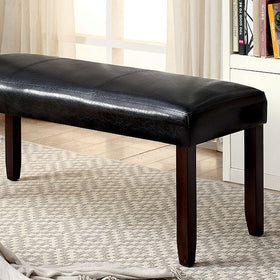 EMMONS I Dark Cherry/Espresso Bench