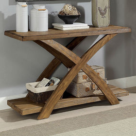 Bryanna Antique Light Oak Sofa Table