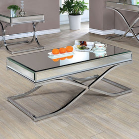 SUNDANCE Chrome Coffee Table, Chrome