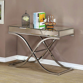 SUNDANCE Chrome Sofa Table, Chrome