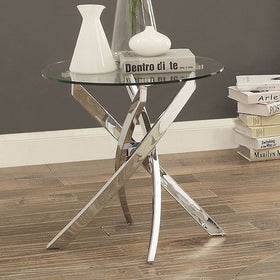 LAILA Chrome End Table