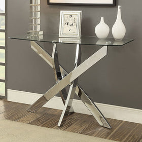 LAILA Chrome Sofa Table