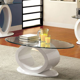 LODIA III White Coffee Table, White