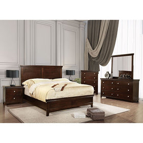Spruce Full & Queen Bed Chrome & Expressso