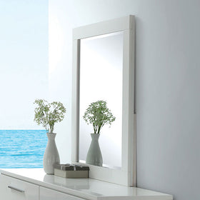 Christie Glossy White Mirror