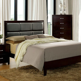 JANINE Espresso E.King Bed