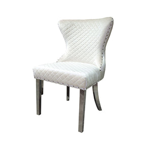 Portanova Silver Chair (2/CTN)