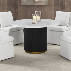 Varde Round Dining Marble Table