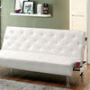 Farel Futon Sofa Red & White