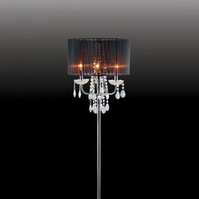 Jada Black Floor Lamp