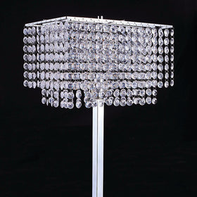 RENA Table Lamp, Hanging Crystal