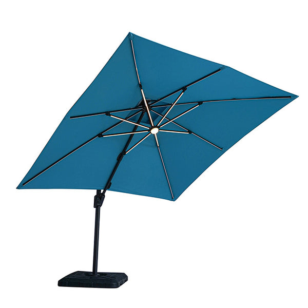 Sano 10 Ft Square Umbrella w/ Double Top w/ LED + 37