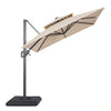 Fida 8 Ft Square Umbrella w/ Double Top + 37