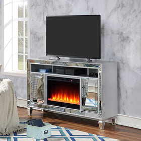 Seginus TV Stand w/ Fire Place