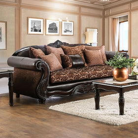 ELPIS Brown/Espresso Sofa